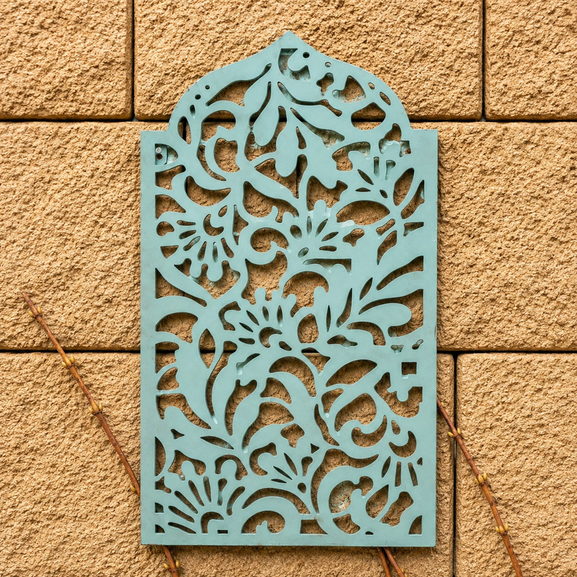 High-Grade Sage Green Garden Wall Art Plaque – 30cm x 50cm Trusted
