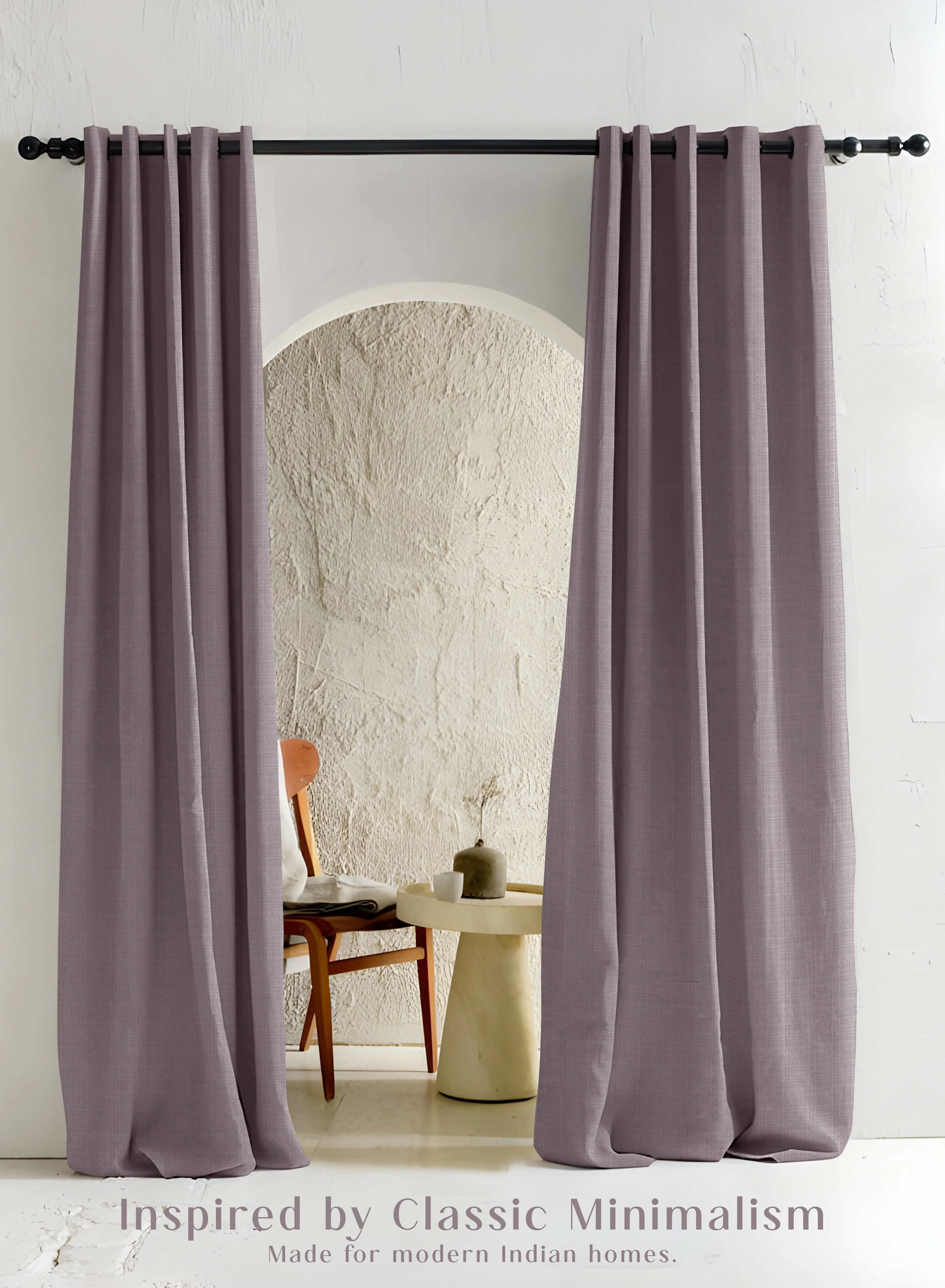 Trusted Cocoon Minimal Texture Blackout Curtains Modern Aesthetic Total Light Block Warm Gray Set of 2 Fully CustomizableThe Guide to Measuring and Choosing Curtains Safe