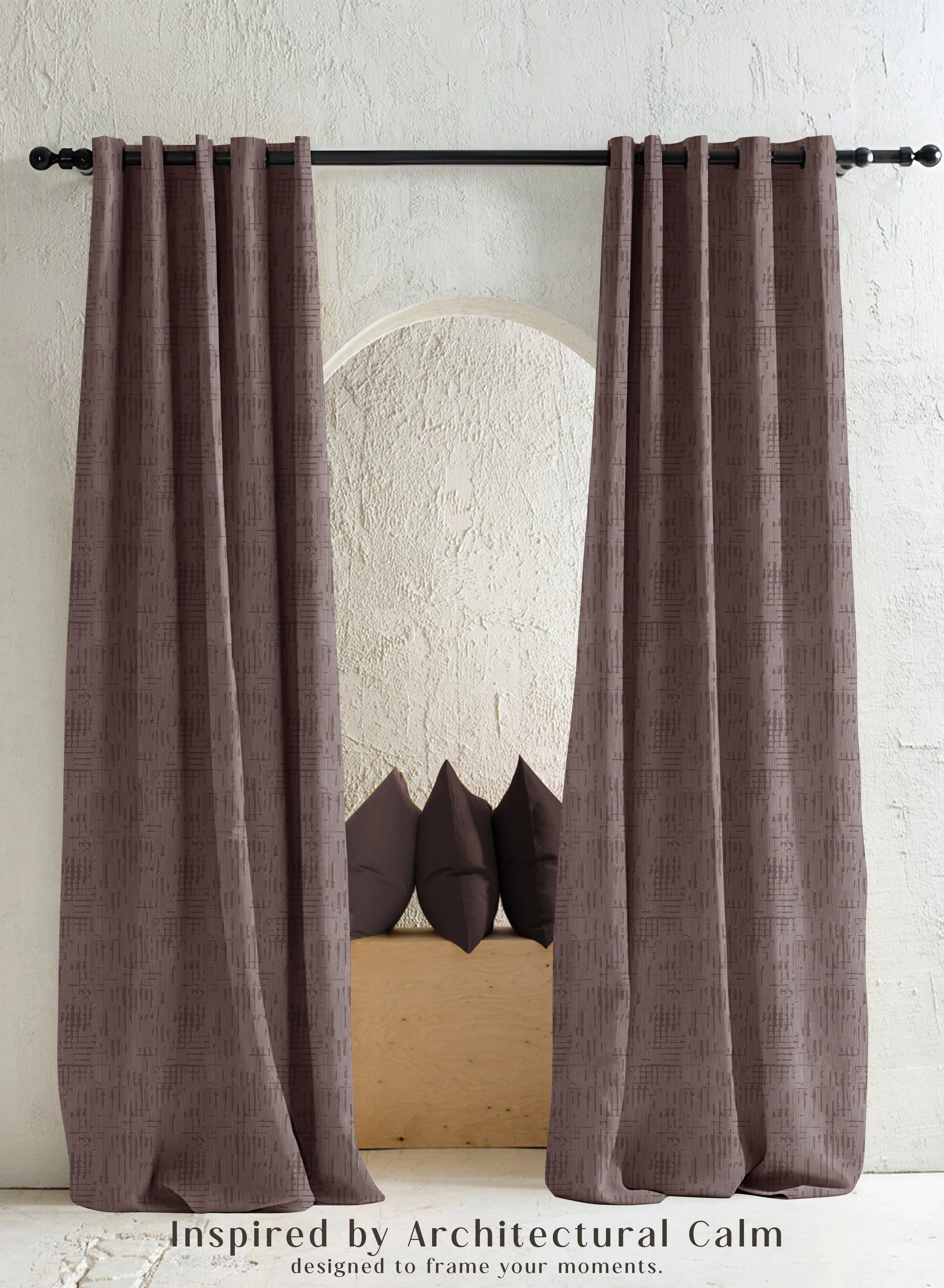 Practical Elsa Textured Blackout Curtains Modern Aesthetic Total Light Block Deep Brown Set of 2 Fully CustomizableThe Guide to Measuring and Choosing Curtains Versatile