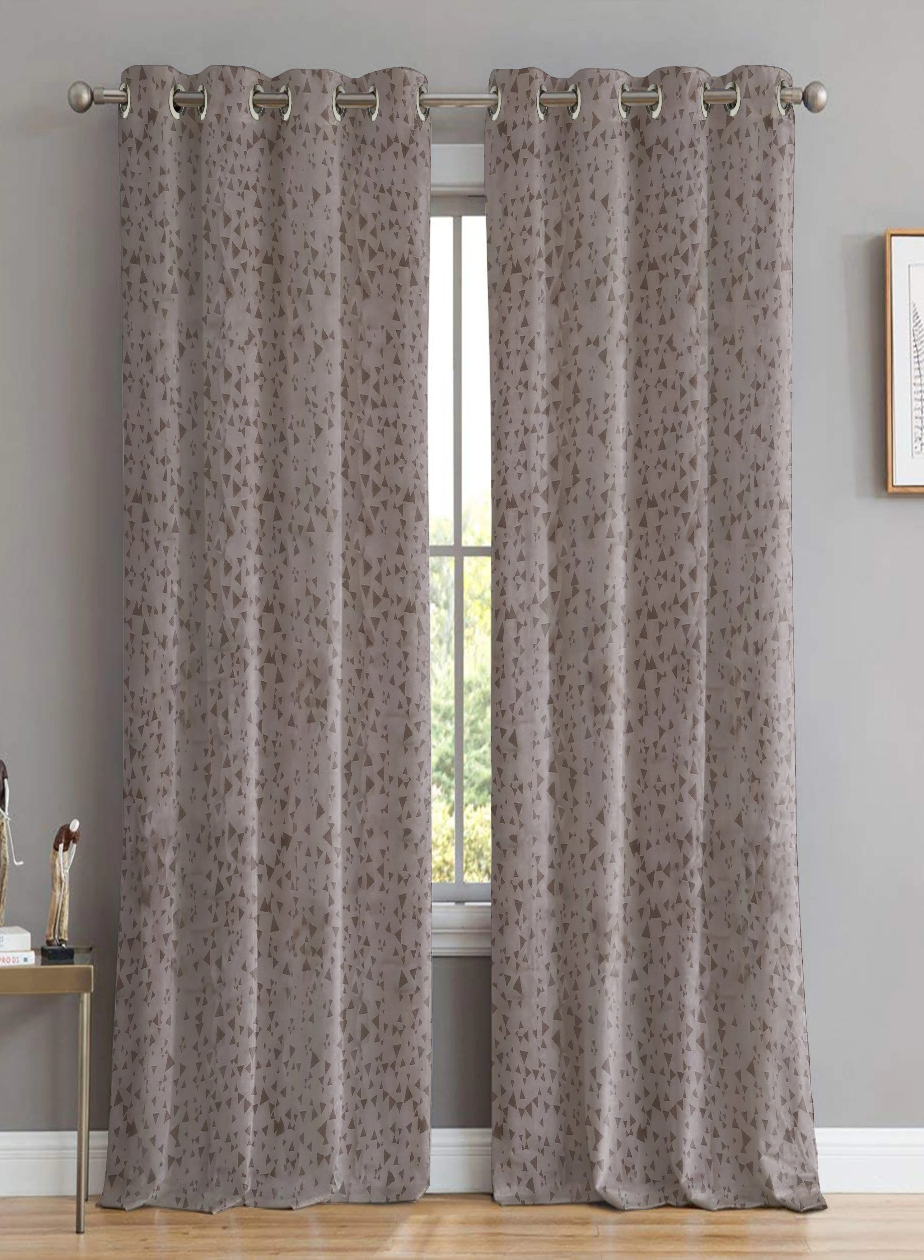 Trusted Elwana Jacquard Blackout Curtains Brown Set of 2 Pattern 3 The Guide to Measuring and Choosing Curtains Fast