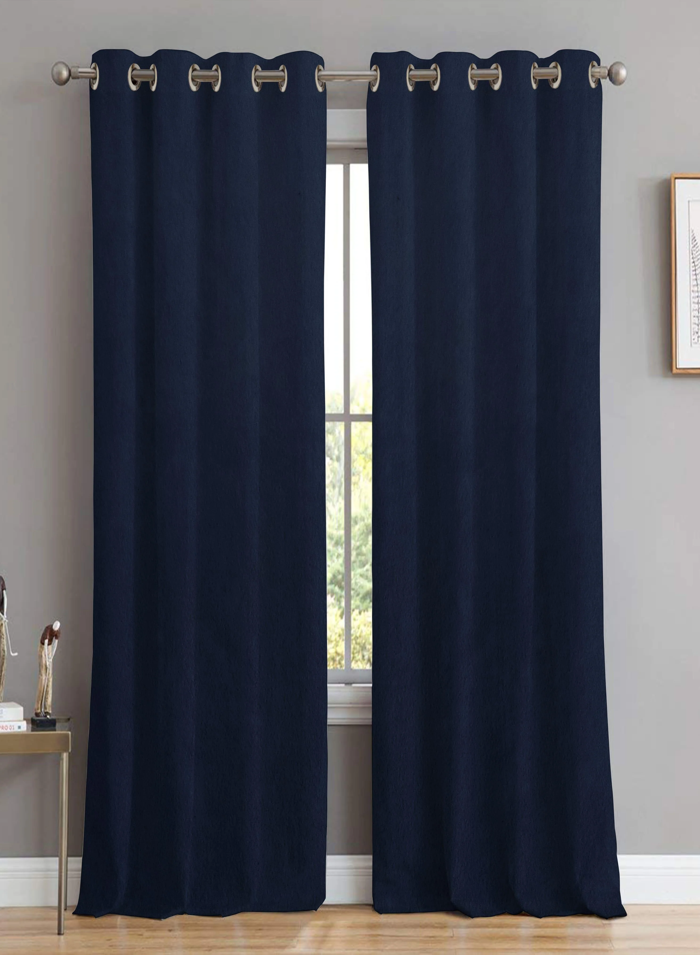 Modern Meraki Velvet Blackout Curtains Luxe Soft-Heavy Fabric Total Light Block Navy Blue Set of 2 Fully CustomizableThe Guide to Measuring and Choosing Curtains Official
