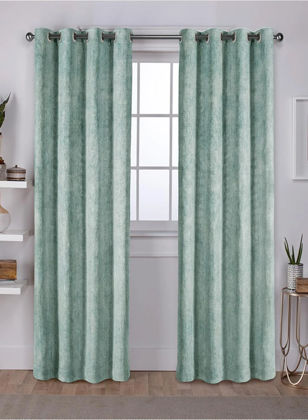 Trendy Solana Blackout Curtains Elegant Minimal Print Total Light Block Seafoam Green Set of 2 Fully CustomizableThe Guide to Measuring and Choosing Curtains Detailed
