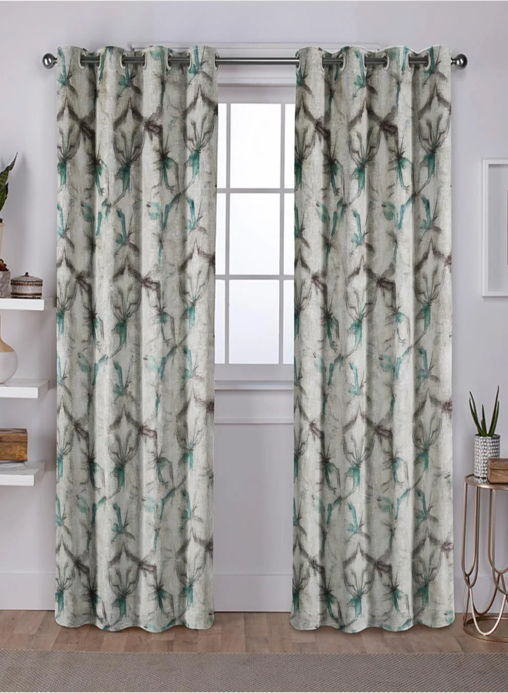 Modern Solana Blackout Curtains Elegant Floral Print Total Light Block Emerald Set of 2 Fully CustomizableThe Guide to Measuring and Choosing Curtains Refined