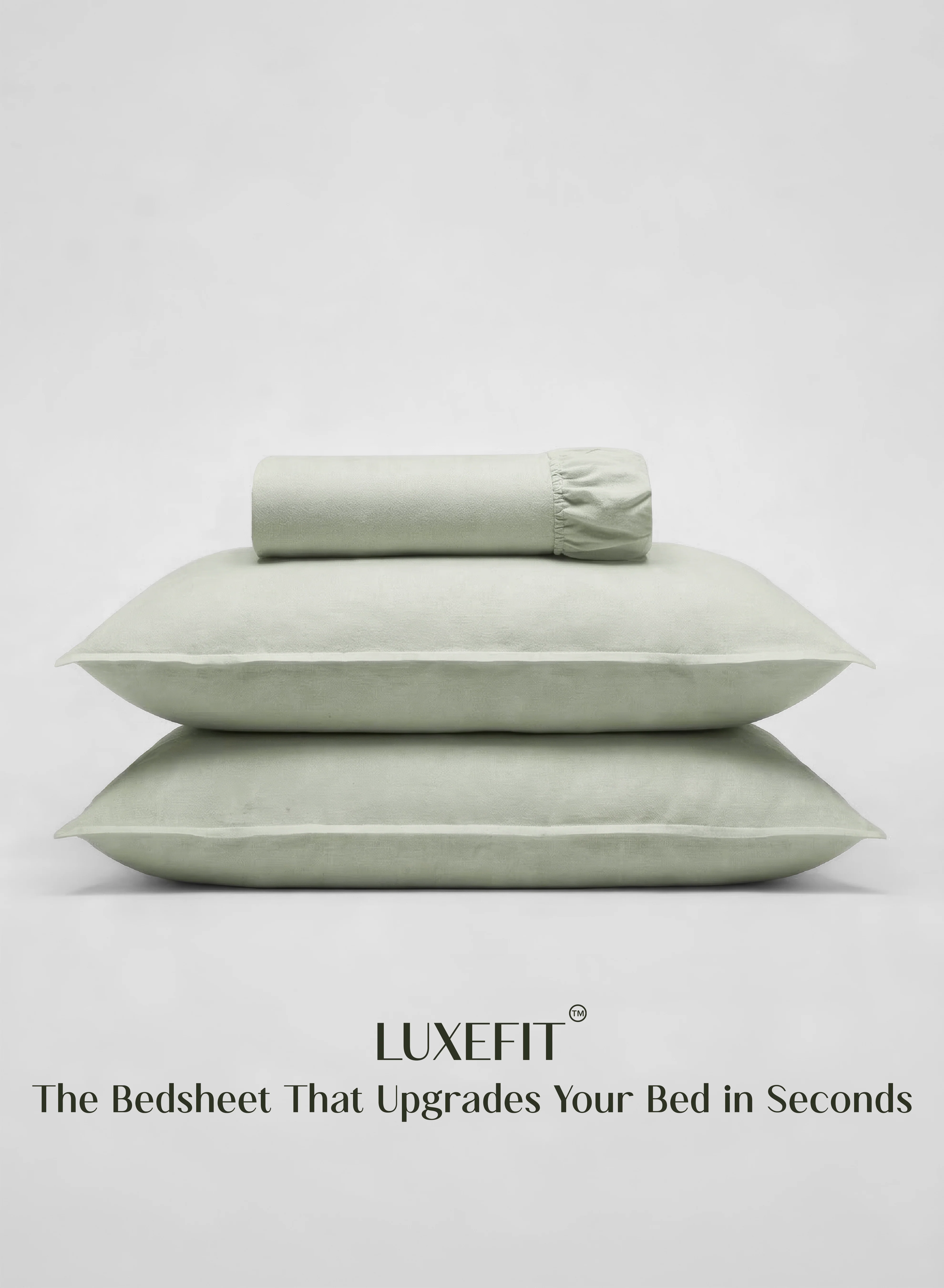 Smooth LuxeFit™ Fitted Bedsheet Set Fit for Queen King Mattresses Pastel PistachioWhy You ll Love It Practical