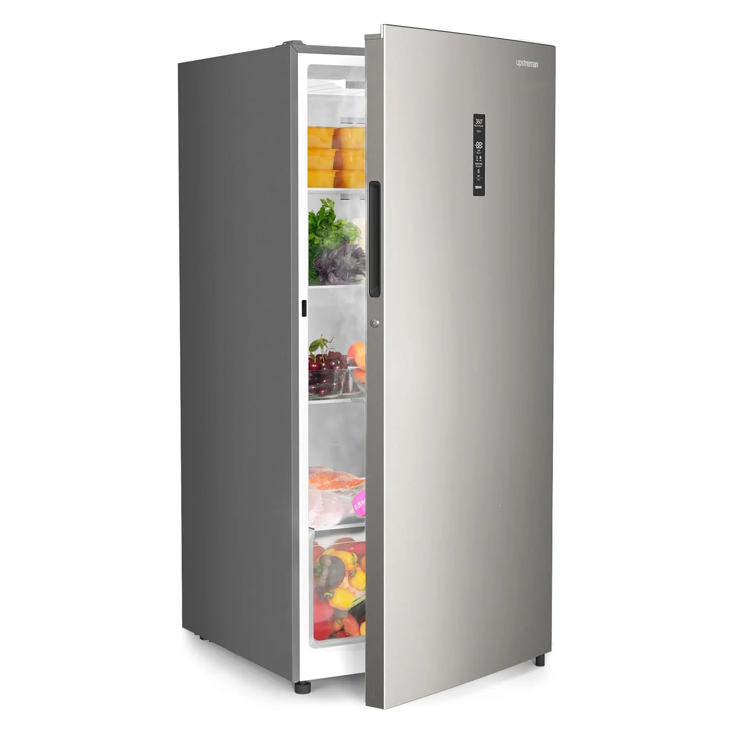 Breathable Upright zer 14 Cu.Ft Convertible zer Refrigerator with Frost- Cooling and Smart Electronic Control for Home Garage or OfficeUpright zer 14 Cu.Ft Convertible zer Refrigerator with Frost- Cooling and Smart Electronic Control for Home Garage or Office Casual
