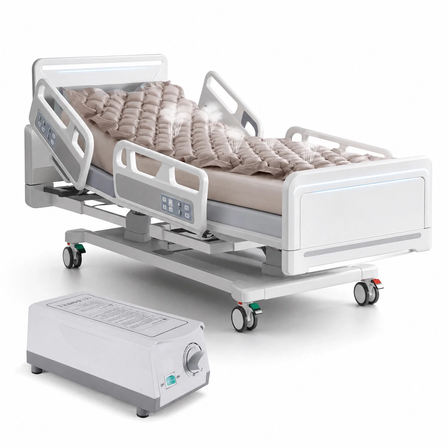 Fine Crafted Alternating Pressure Air Mattress Pad with Electric Pump System Pressure Sore Prevention Mattress for Hospital Bed Home UseAlternating Pressure Air Mattress Pad with Electric Pump System Pressure Sore Prevention Mattress for Hospital Bed Home Use Smart