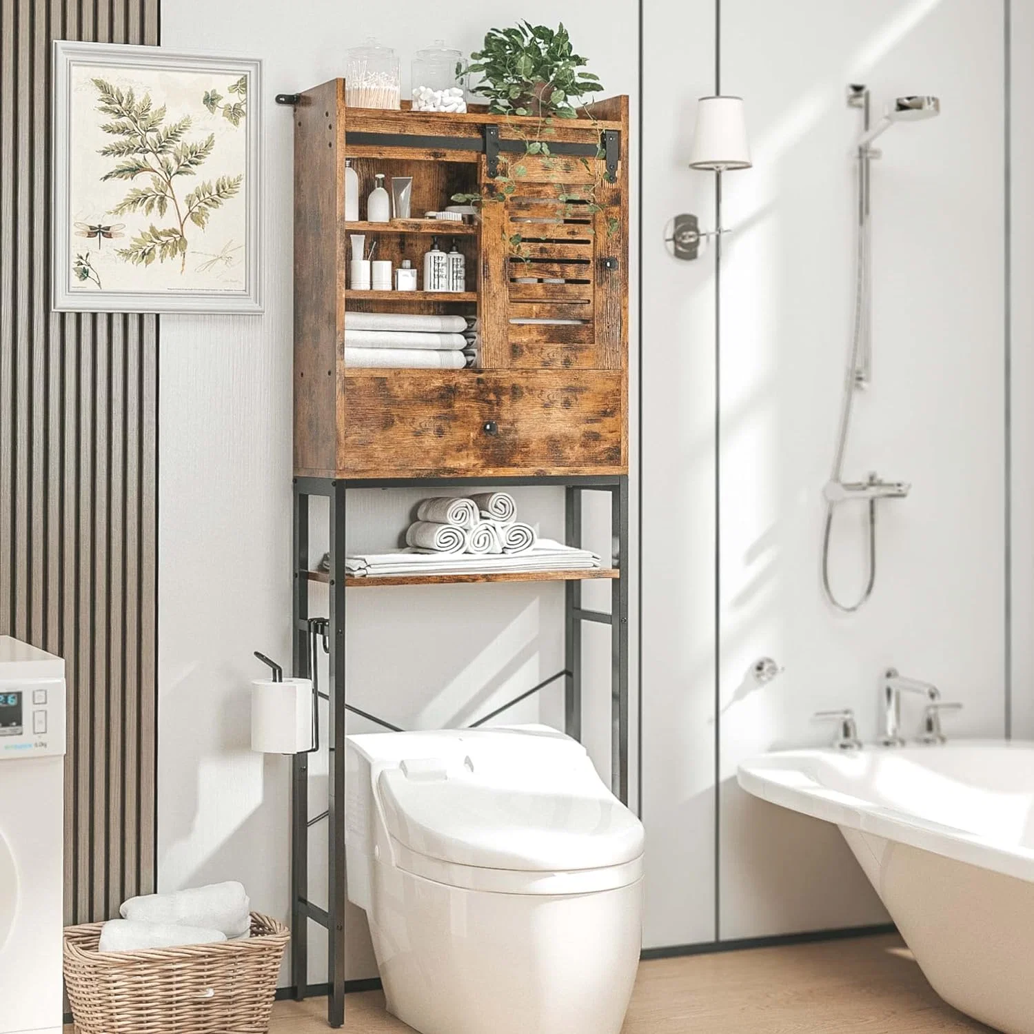 Practical Discontinued Storage Rack Over Toilet Bathroom Organizer Shelves with Cabinet and Drawer Discontinued Storage Rack Over Toilet Bathroom Organizer Shelves with Cabinet and Drawer Optimized