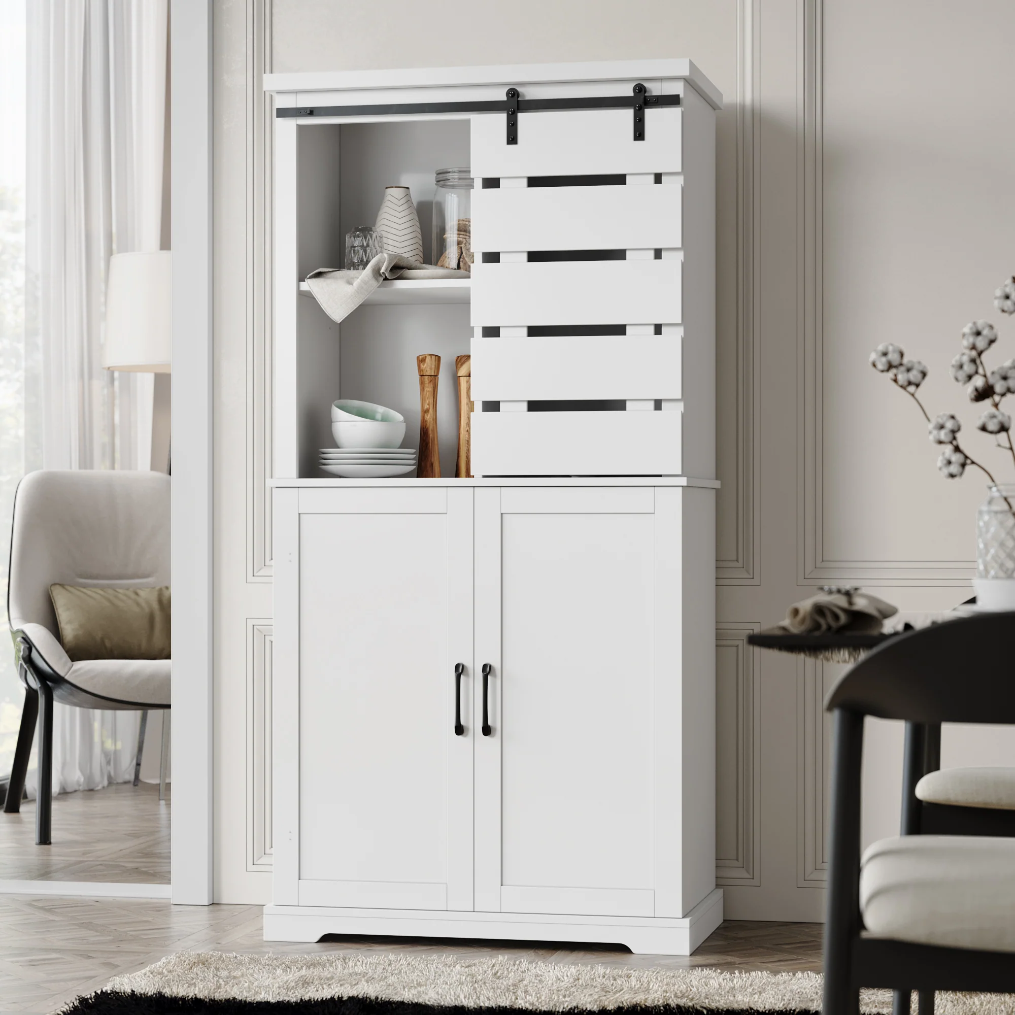 Casual Discontinued Tall Kitchen Pantry Cabinet Storage Cabinet With Sliding Door And Adjustable Shelves Discontinued Tall Kitchen Pantry Cabinet Storage Cabinet With Sliding Door And Adjustable Shelves Classic