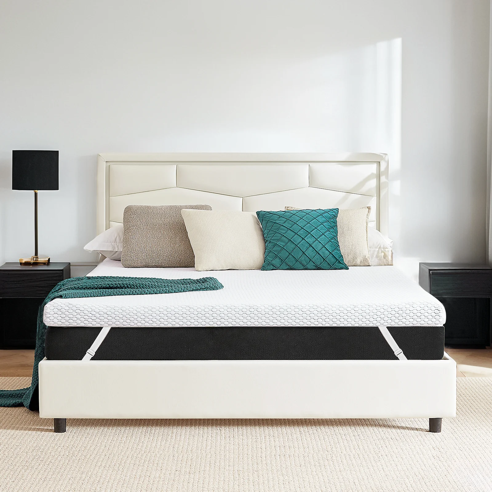 First-Class 7-Zone Foam Memory Foam Mattress Topper 3 Inch Cooling Gel Mattress Topper7-Zone Foam Memory Foam Mattress Topper 3 Inch Cooling Gel Mattress Topper Enhanced