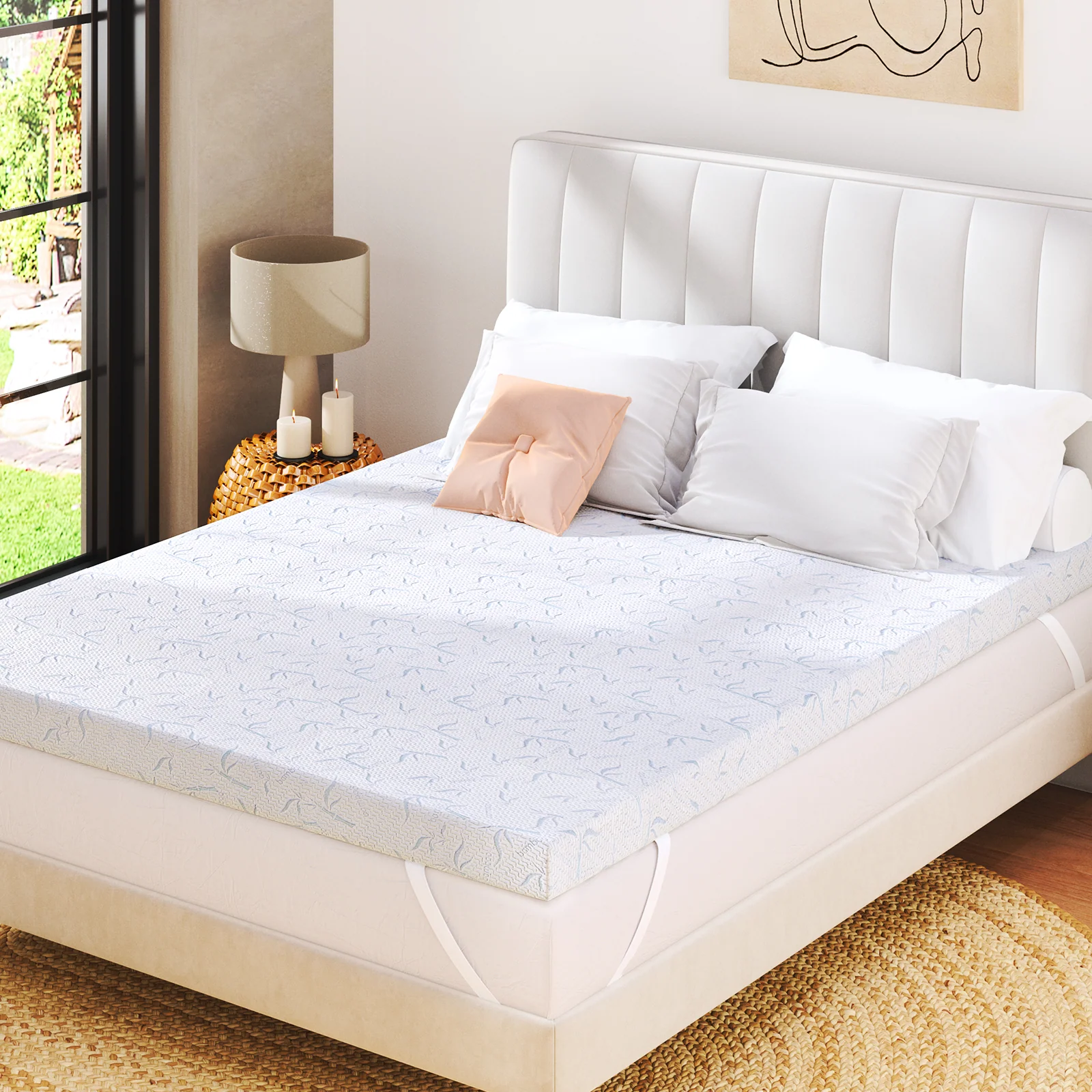 Consistent Memory Foam Mattress Bamboo Charcoal Double Foam Mattress in a Box with Removable Knitted CoverMemory Foam Mattress Bamboo Charcoal Double Foam Mattress in a Box with Removable Knitted Cover Genuine