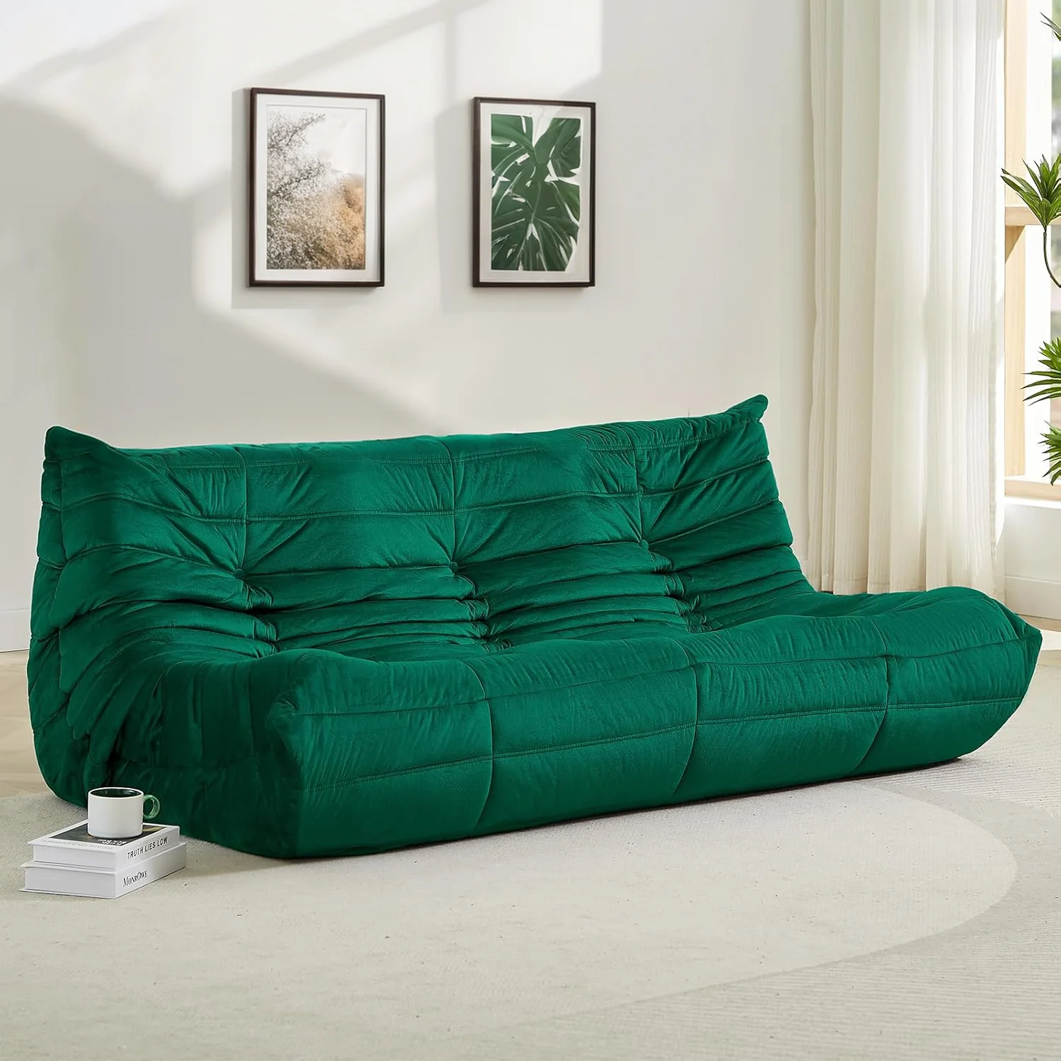 Breathable Bean Bag Couch Lazy Sofa Floor Sofa Couch 3 Seater Bean Bag Chair Memory Foam Floor Lounge ChairBean Bag Couch Lazy Sofa Floor Sofa Couch 3 Seater Bean Bag Chair Memory Foam Floor Lounge Chair Powerful