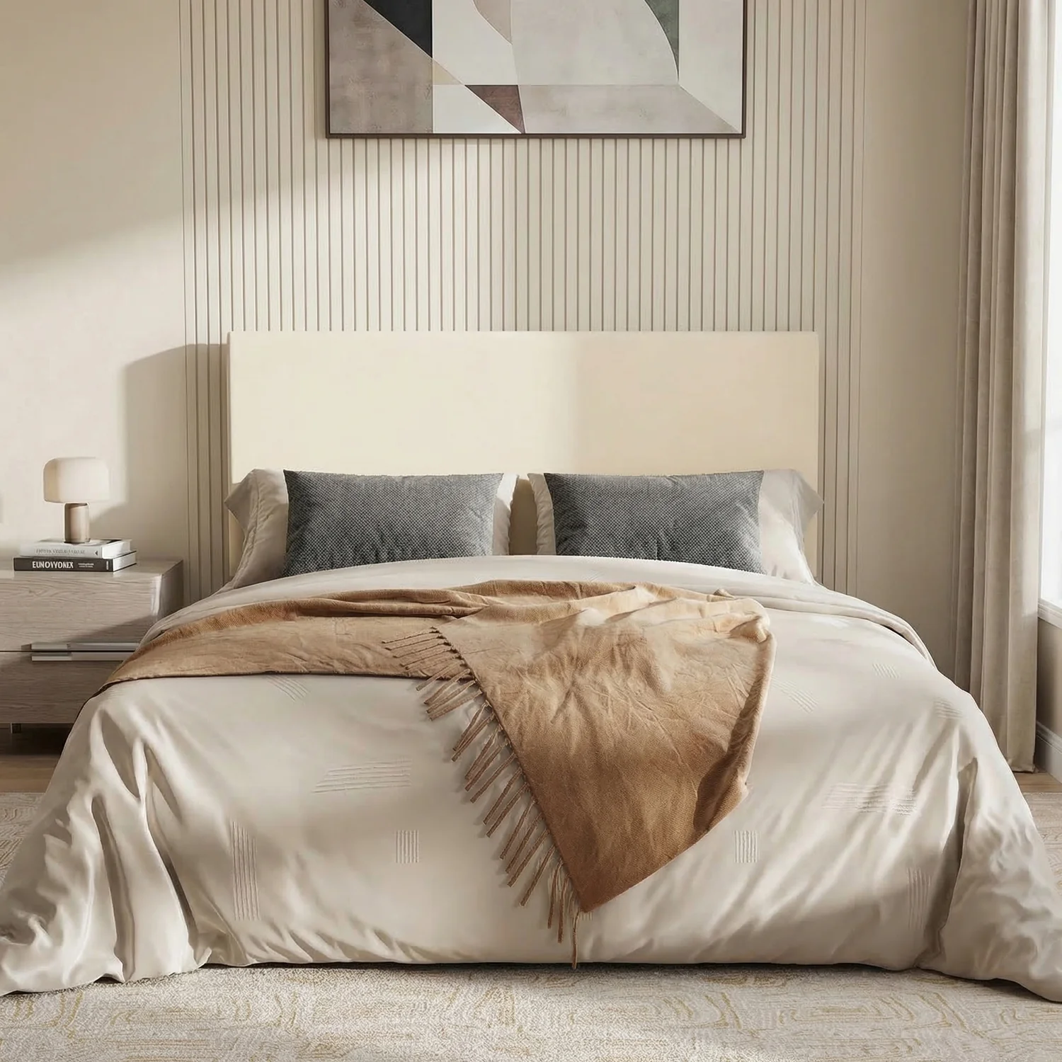 World-Class Velvet Upholstered Platform Bed Frame with Adjustable Headboard and Wooden Slat Support No Box Spring NeededVelvet Upholstered Platform Bed Frame with Adjustable Headboard and Wooden Slat Support No Box Spring Needed Elite