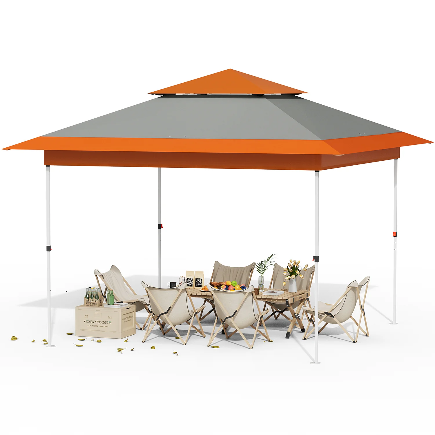 Secure 12×12 Pop Up Canopy Tent Outdoor Sun Shade with Adjustable Height Wheeled Bag 4 Sandbags12x12 Pop Up Canopy Tent Outdoor Sun Shade with Adjustable Height Wheeled Bag 4 Sandbags Innovative