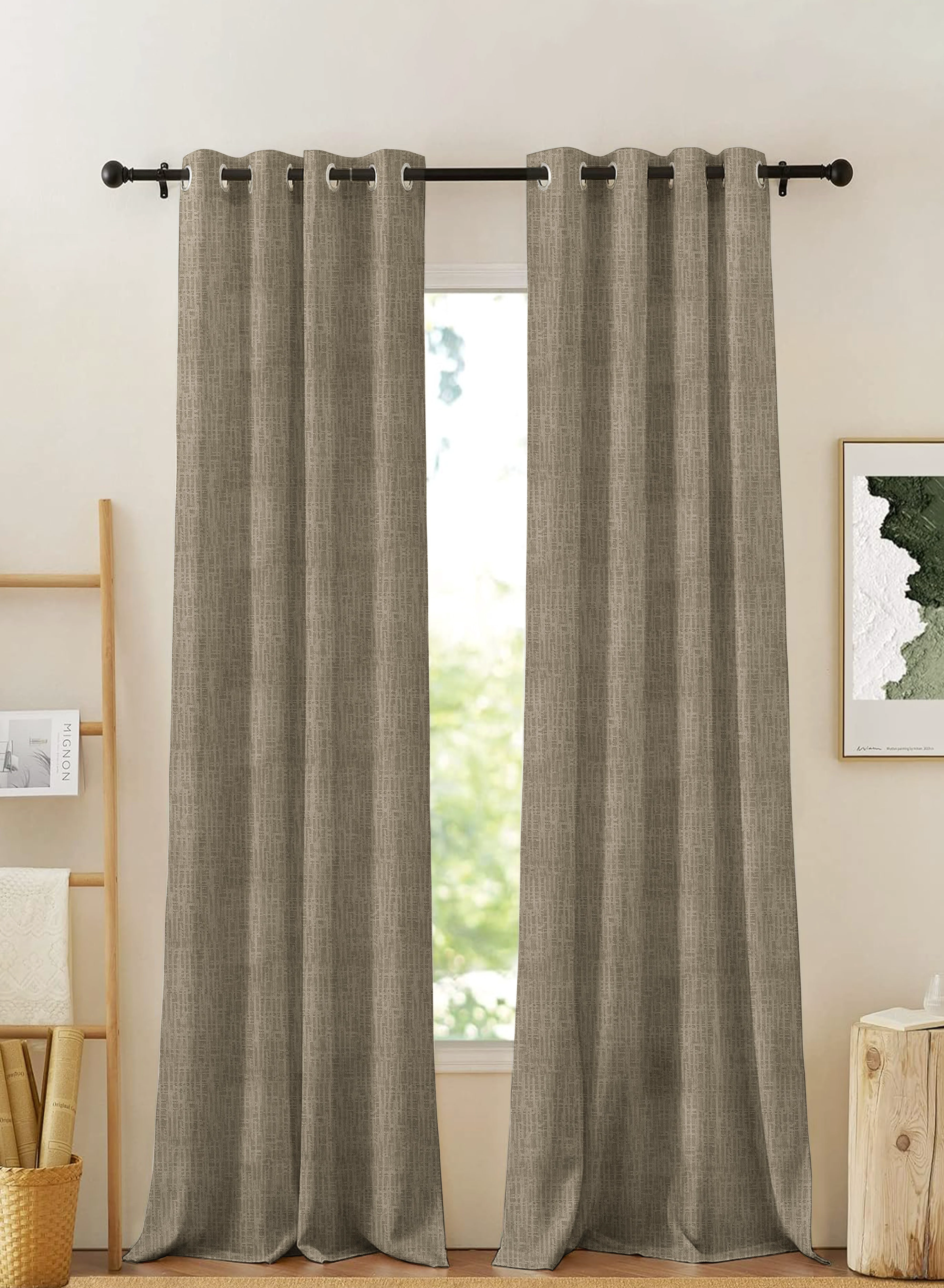 Proven Elora Textured Blackout Curtains Minimal Design Total Light Block Khaki Green Set of 2 Fully CustomizableThe Guide to Measuring and Choosing Curtains Relaxed