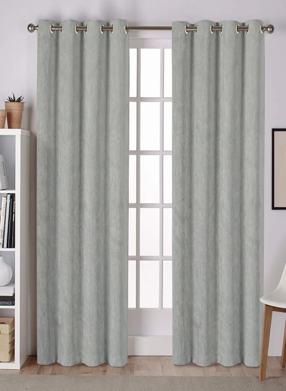Sustainable Lyon Cotton Room Darkening Curtains Subtle Abstract Texture Sage Green Set of 2 Fully CustomizableThe Guide to Measuring and Choosing Curtains Unique
