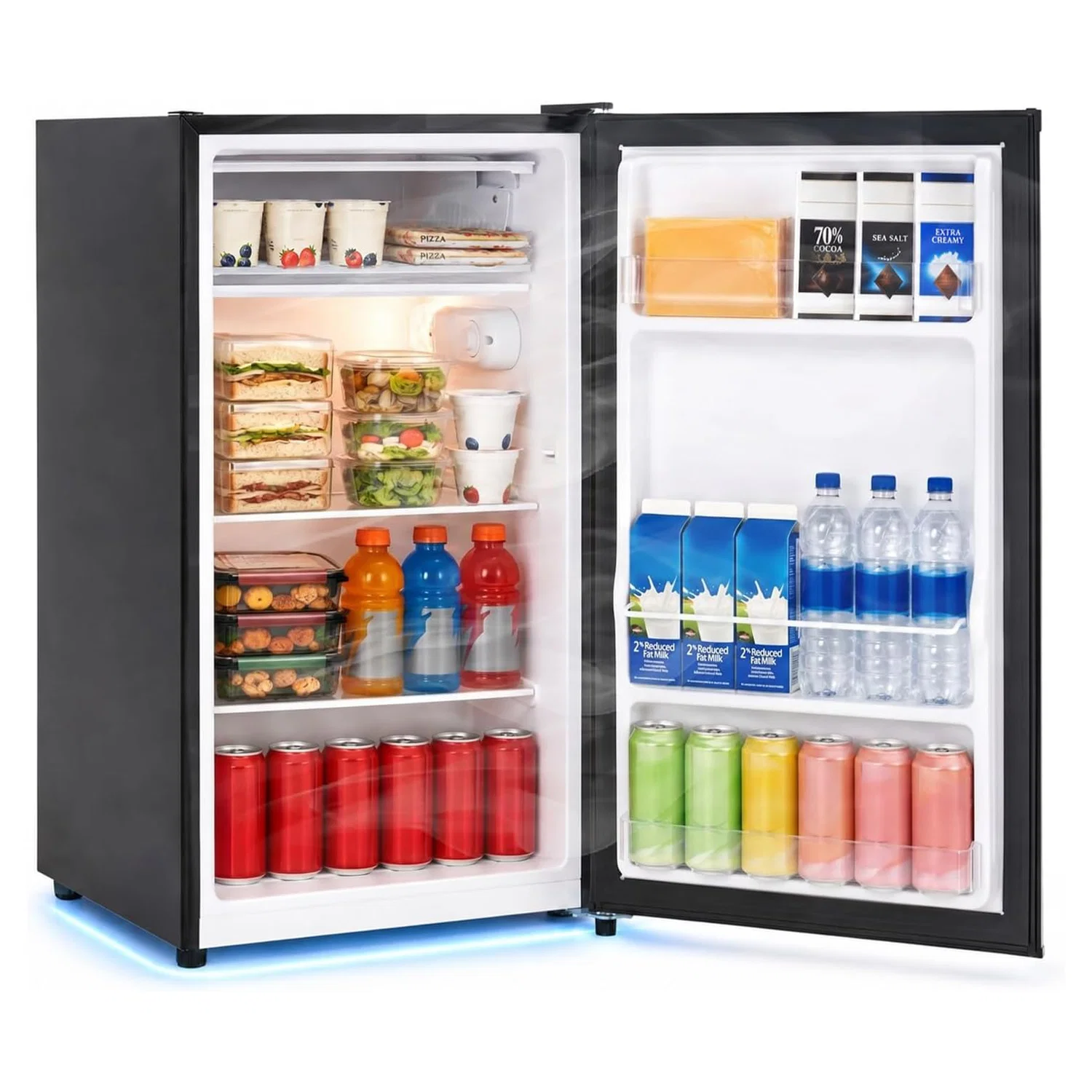 Organic Mini Fridge with zer 3.2 Cu.Ft Compact Refrigerator with Adjustable Thermostat LED Light for Dorm Office Bedroom RVMini Fridge with zer 3.2 Cu.Ft Compact Refrigerator with Adjustable Thermostat LED Light for Dorm Office Bedroom RV Prestigious