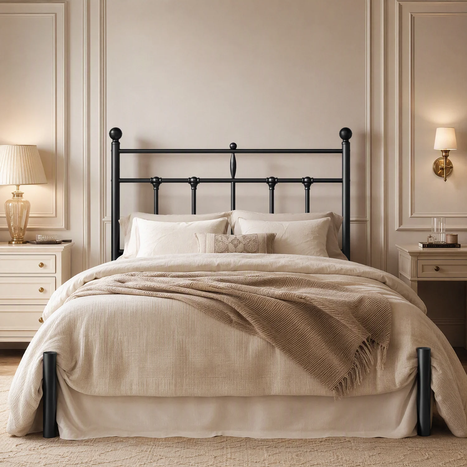 Official Scrollwork Victorian Metal Bed Frame Platform Bed Frame with Under-Bed Storage No Box Spring NeededScrollwork Victorian Metal Bed Frame Platform Bed Frame with Under-Bed Storage No Box Spring Needed Durable