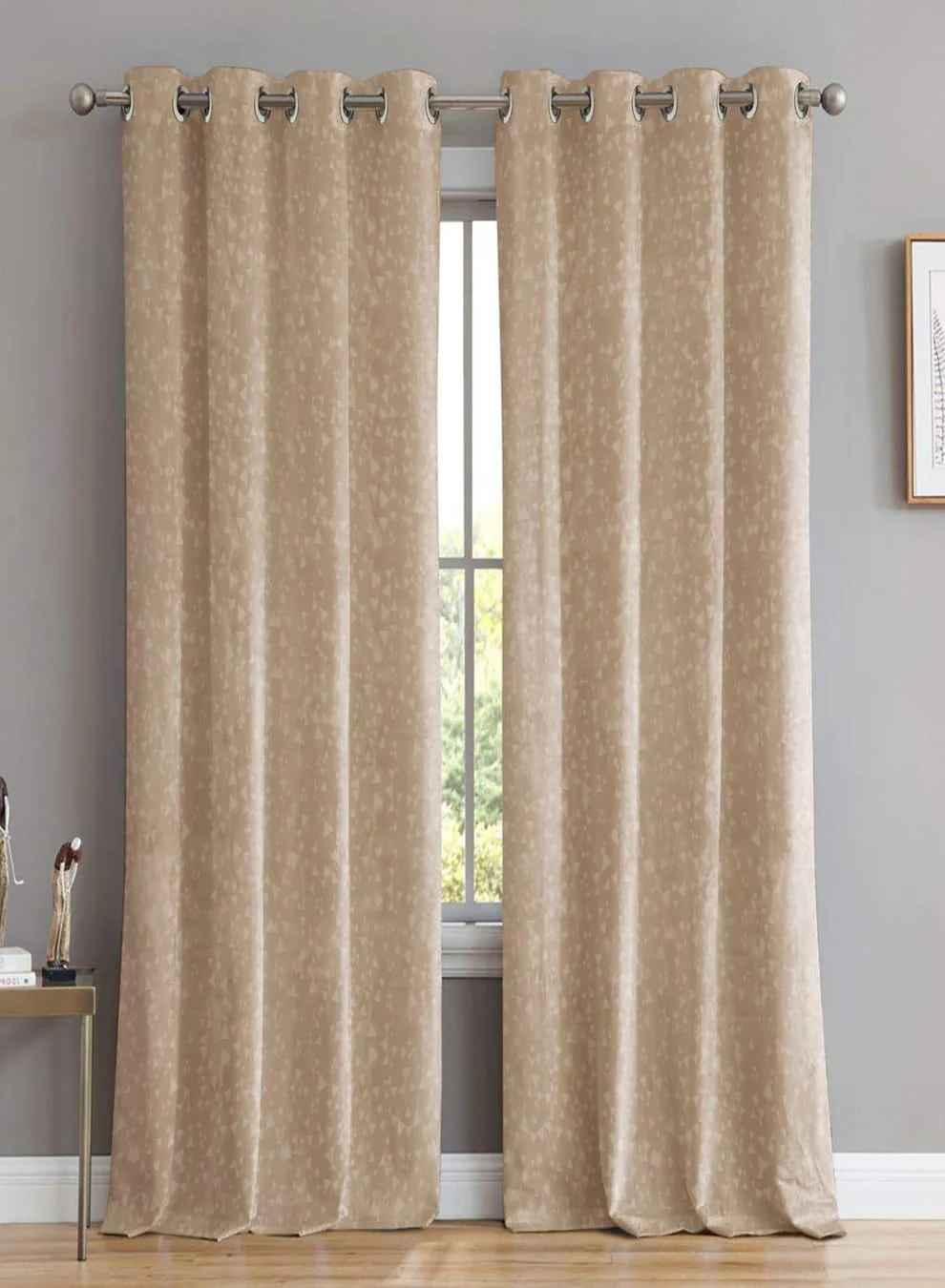 Efficient Elwana Jacquard Blackout Curtains Golden Sand Set of 2 Pattern 3 The Guide to Measuring and Choosing Curtains User-Friendly