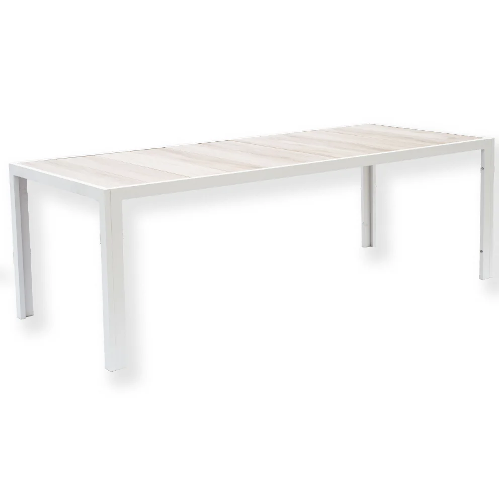 Proven Ekaterina Outdoor Dining Table 2270 White Classic