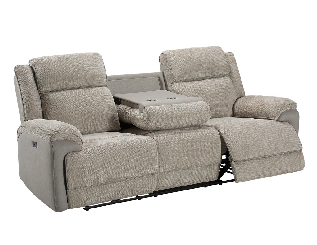 Functional Tennessee 3 Seater Electric Lounge with Drop Down Tray Traditional