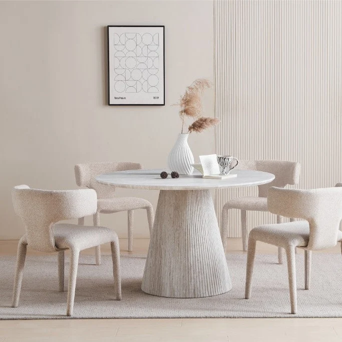 Consistent Haven 5 Piece Round Dining Set Sustainable