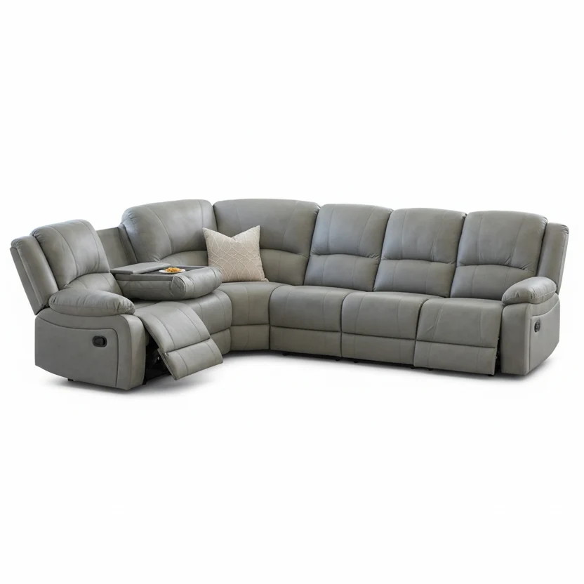 Reliable Captain Corner Recliner Lounge Manual Clean