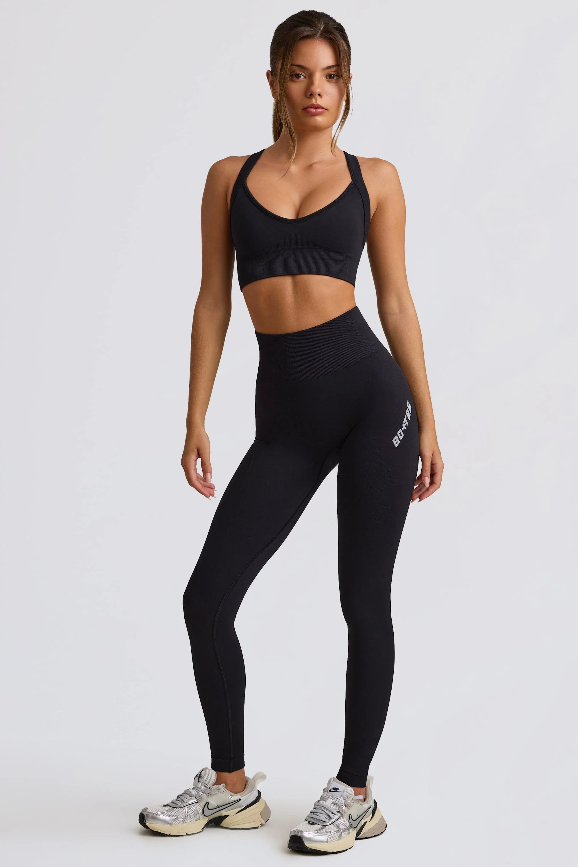 Stylish Super Sculpt Seamless High-Waist Leggings in Black Trusted