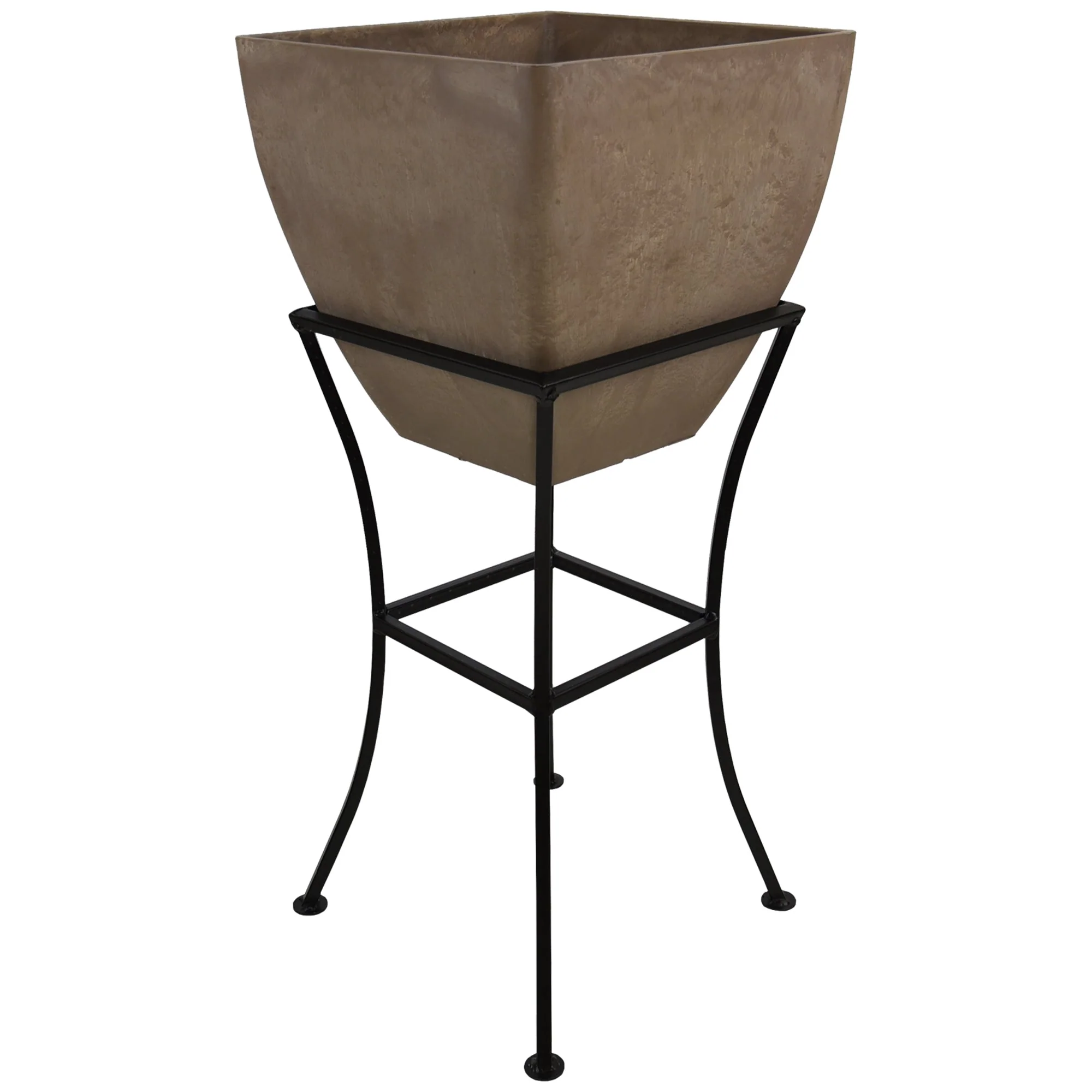 Quality Square Planter With Optional Stand American ExpressApple PayDiners ClubDiscoverGoogle PayMastercardShop PayVisa Exclusive