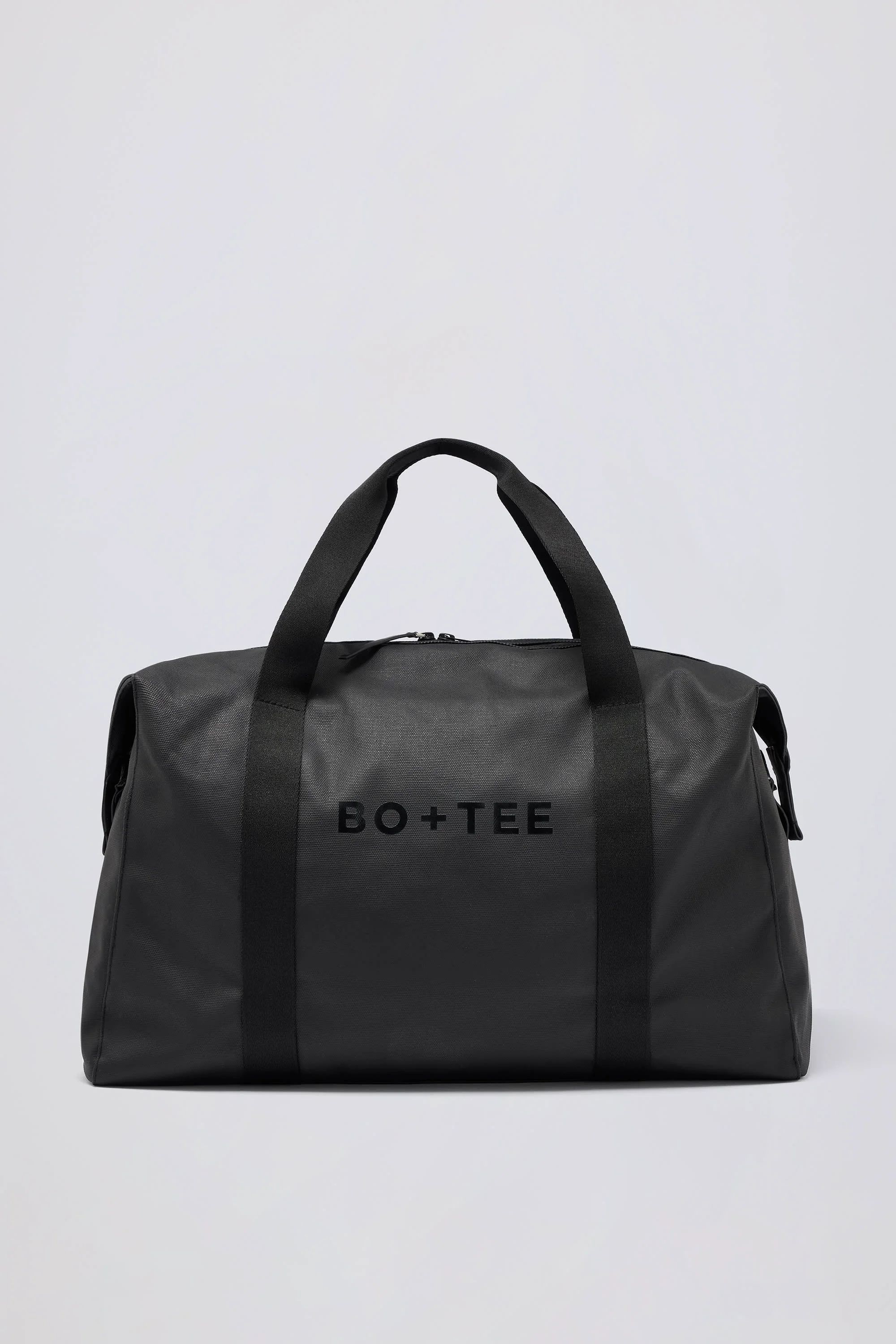 Premium Logo Duffle Bag in Black Refined