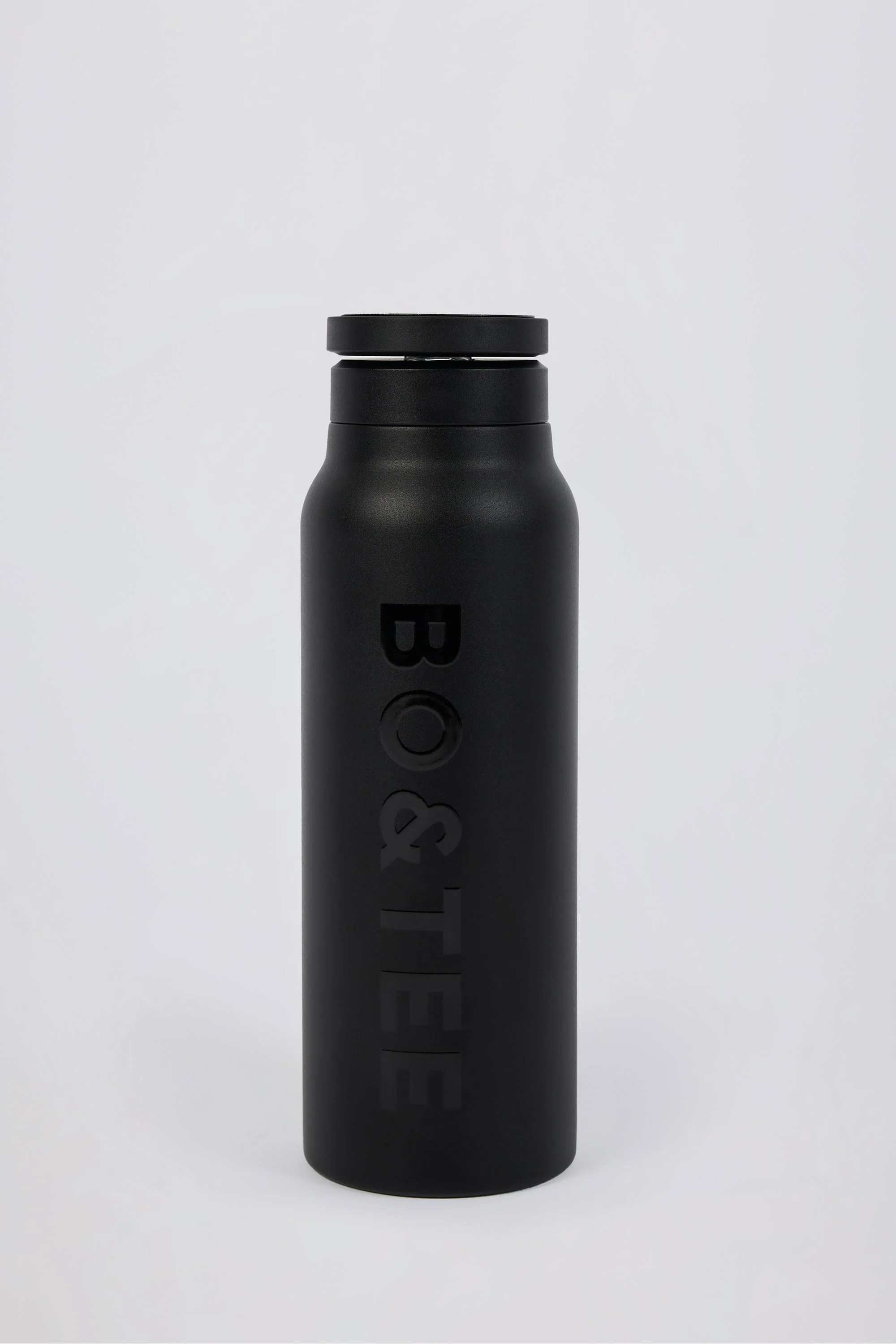 Functional Magnetic Thermos-Insulated Stainless Steel Water Bottle in Black Original Design