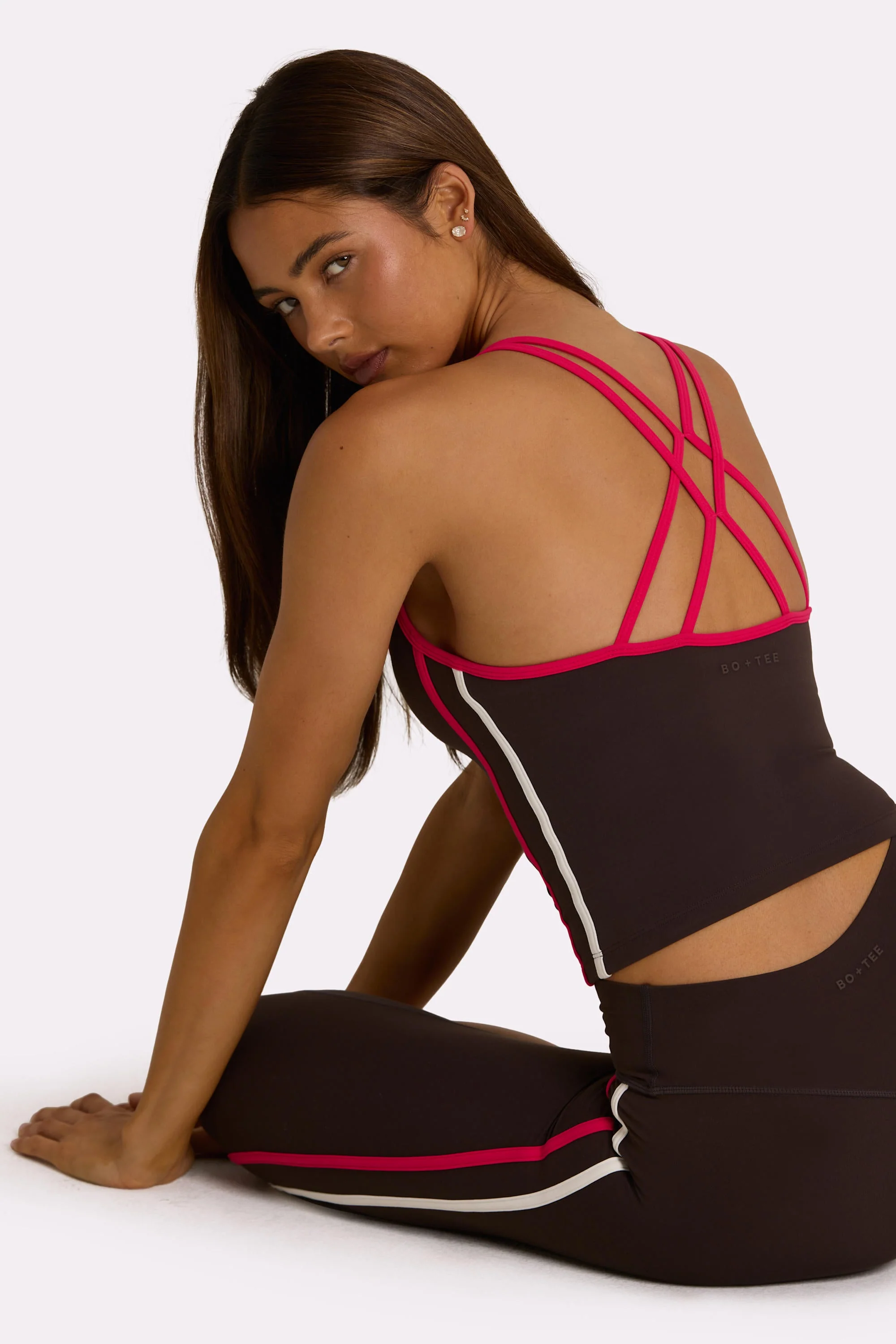 Expertly Made Soft Active Tank Top in Truffle World-Class