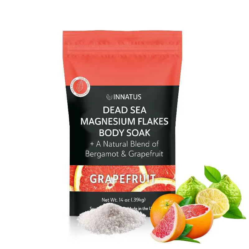 Genuine Innatus Grapefruit Magnesium Flakes Soak Solid