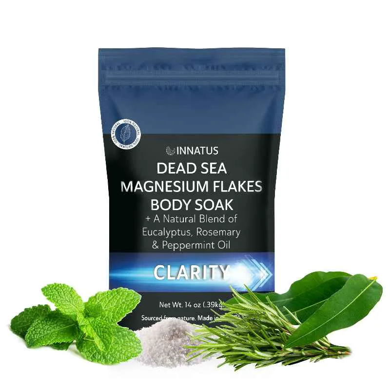 Recyclable Innatus Clarity Mineral Bath Soak Environmentally Friendly