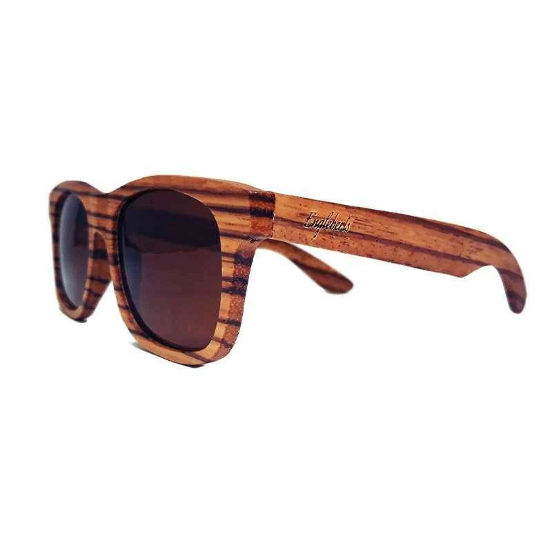 Optimized Engleberts Eco-Friendly Zebrawood Sunglasses Traditional