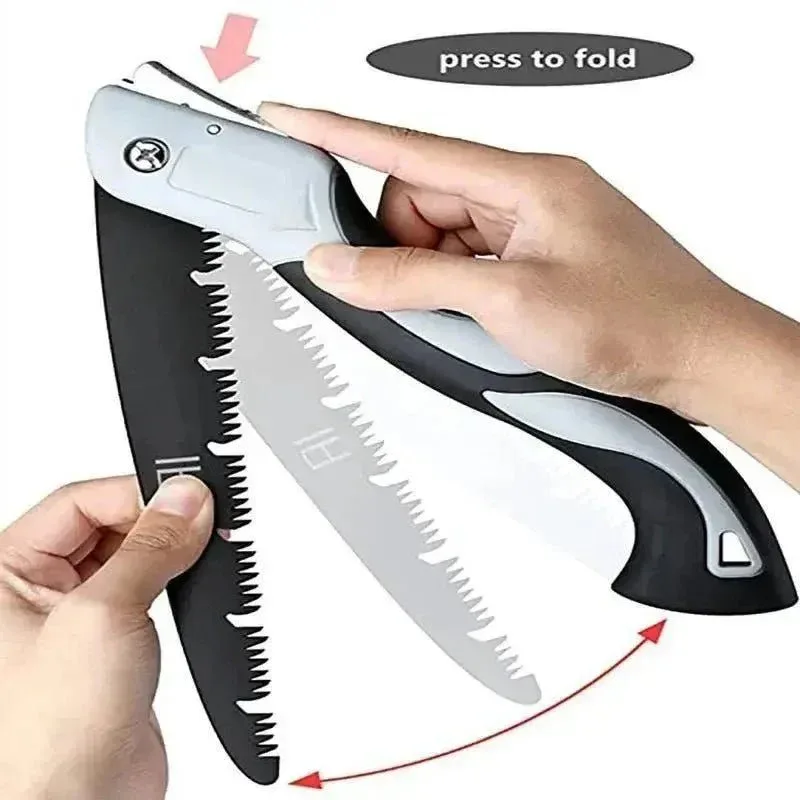Refined Folding Pruning Saw 180–300mm – Adjustable SK5 Steel Blade for Garden Camping World-Class