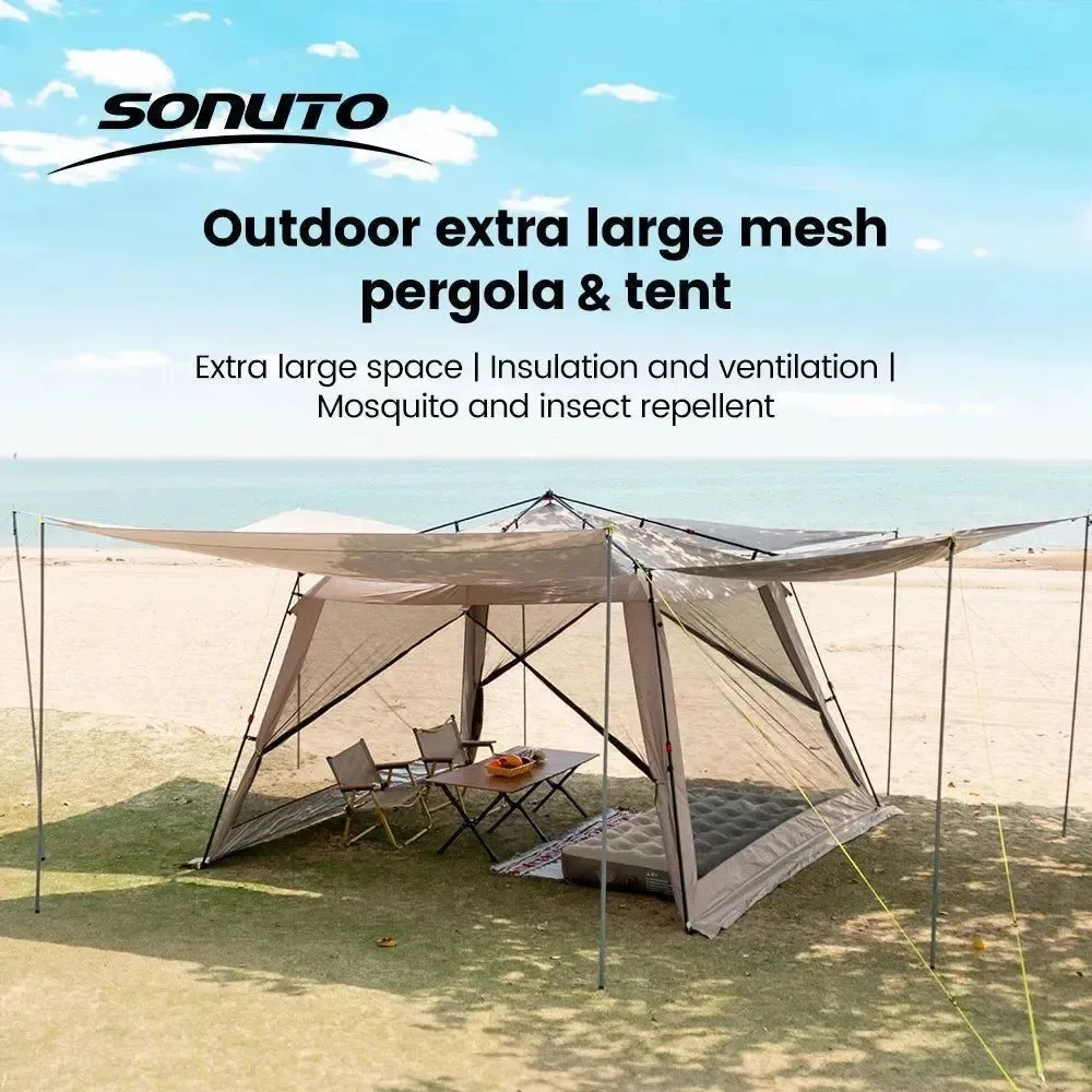 Superior One-Touch Pop-Up Camping Tent – Instant Setup Waterproof Shelter for Hiking Travel High-End