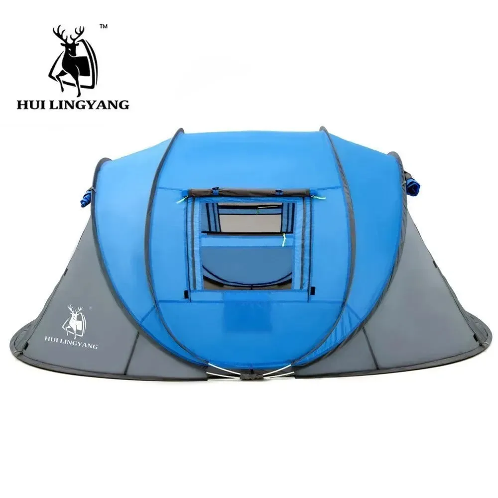 Dependable Automatic Pop-Up Waterproof Camping Tent – Large Family Throw Tent for Hiking Outdoor Use Expertly Made