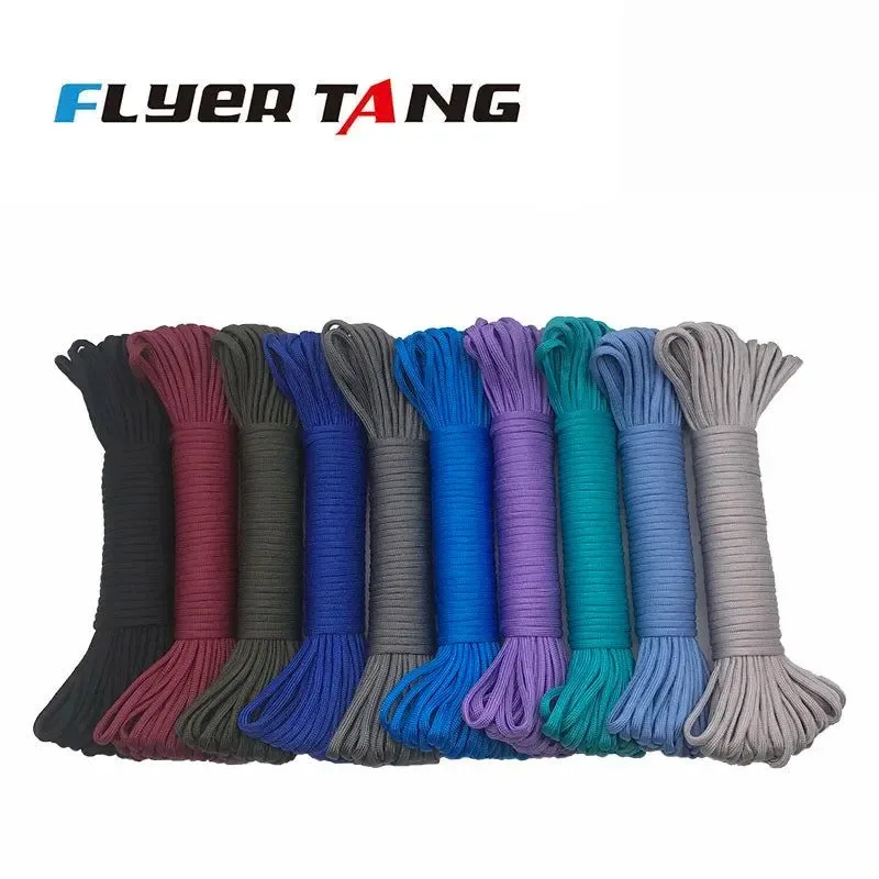Certified Premium Paracord 550 Parachute Cord – Essential for Camping Survival and Climbing Reusable