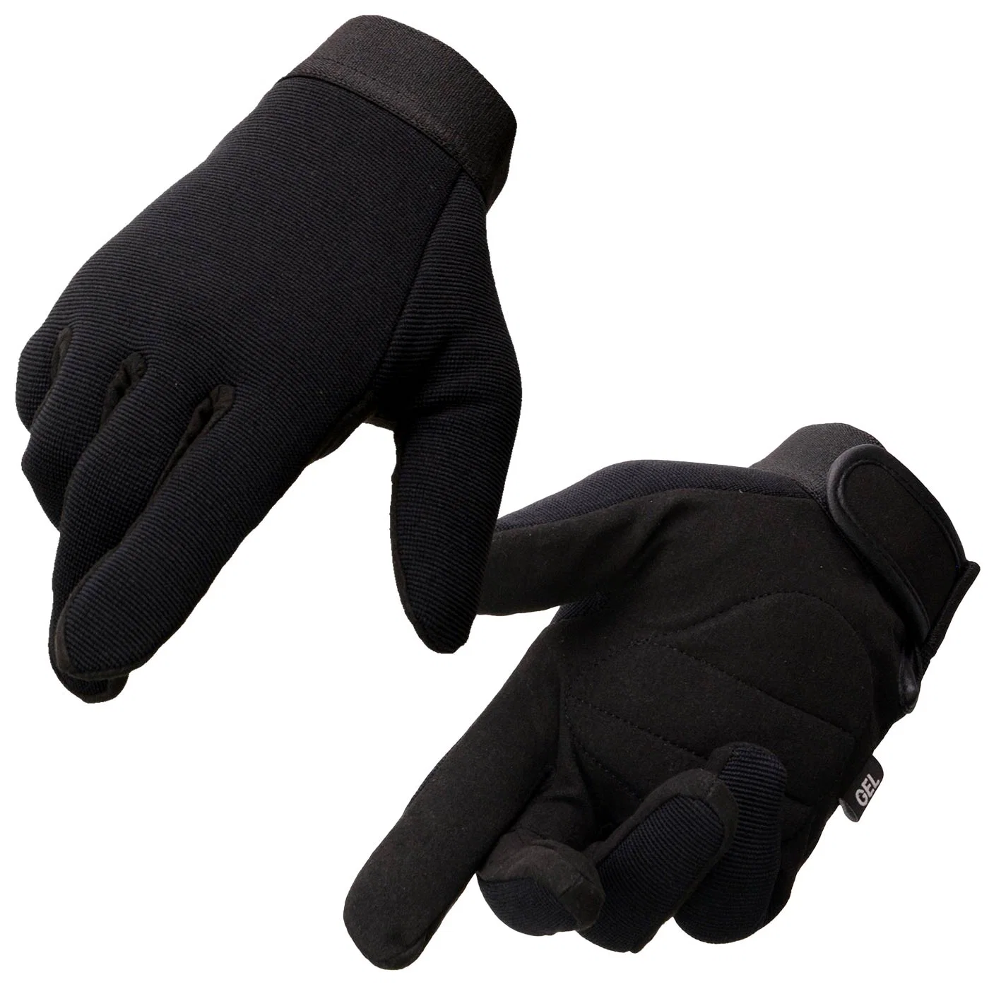 Comfortable Milwaukee Leather SH44612 Men’s Black Textile Mesh Gel Palm Motorcycle Mechanics Hand Gloves W Amara Cloth Bottom Environmentally Friendly