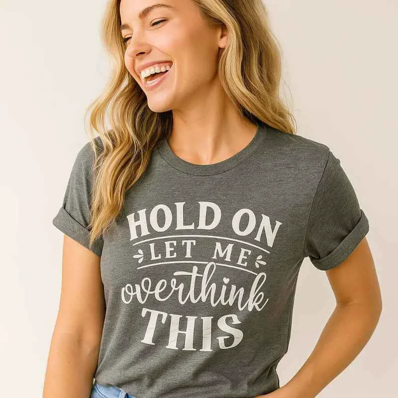 Crafted Overthink Graphic Tee Lightweight