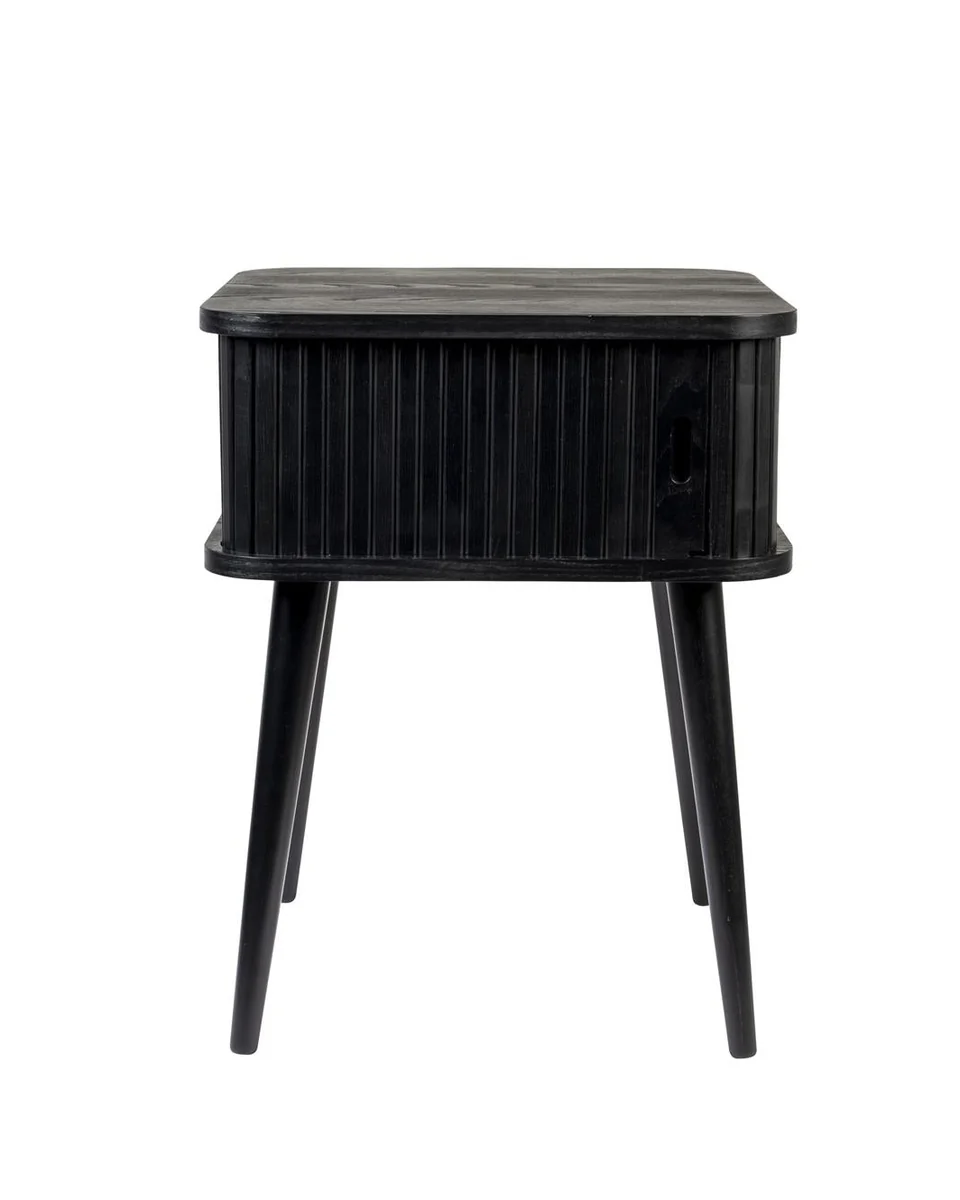 Stylish Side Table Barbier- Black Artisan