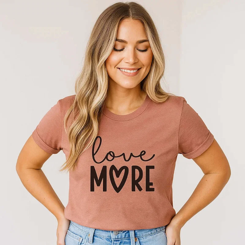 Advanced Love More T-shirt – Spread Positivity and Style Superior