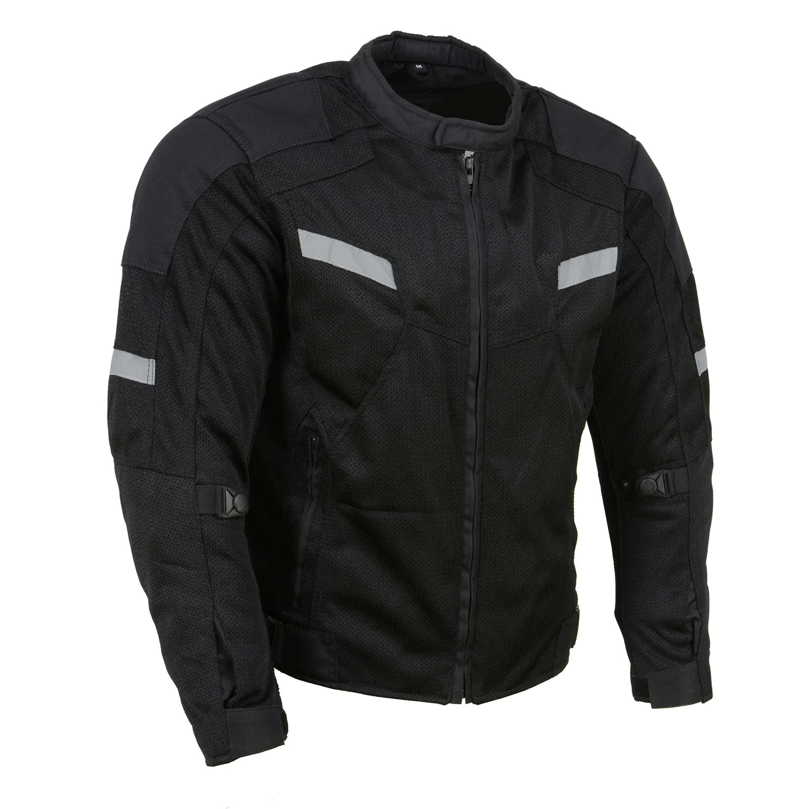 Efficient Milwaukee Leather MPM1792 Men’s Black CE Armored Textile Motorcycle Jacket- All Season Biker Jacket Trusted