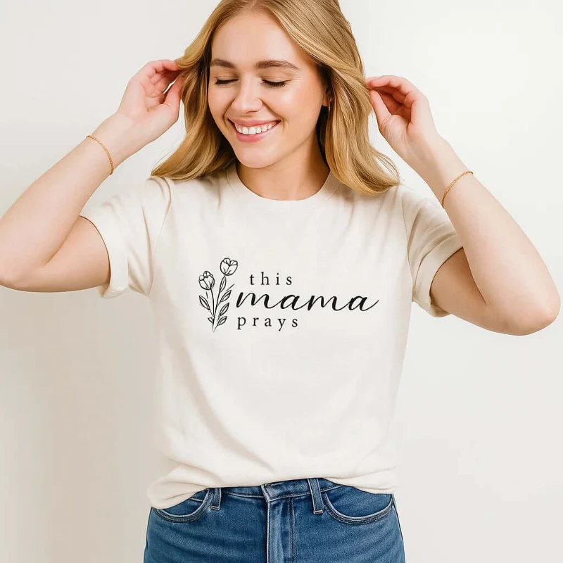 Mama Prays T-shirt – Empower Your Faith with Comfortable Style Next-Generation