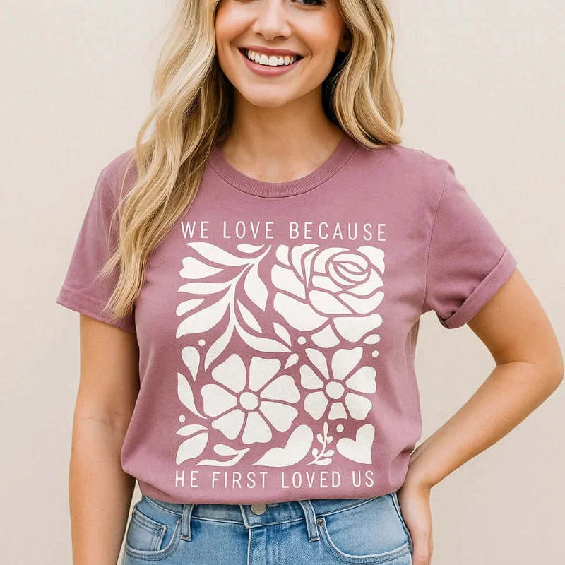 Original Design First Love T-shirt Fashionable