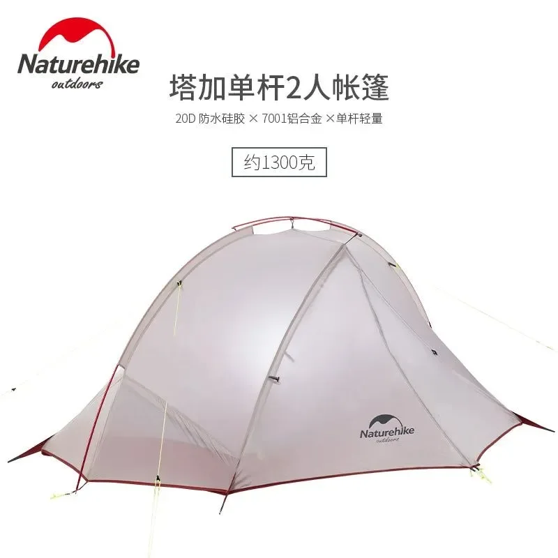 High-Grade Tagar Single Pole Two-Person Ultralight Camping Tent – Waterproof 20D Nylon Dependable