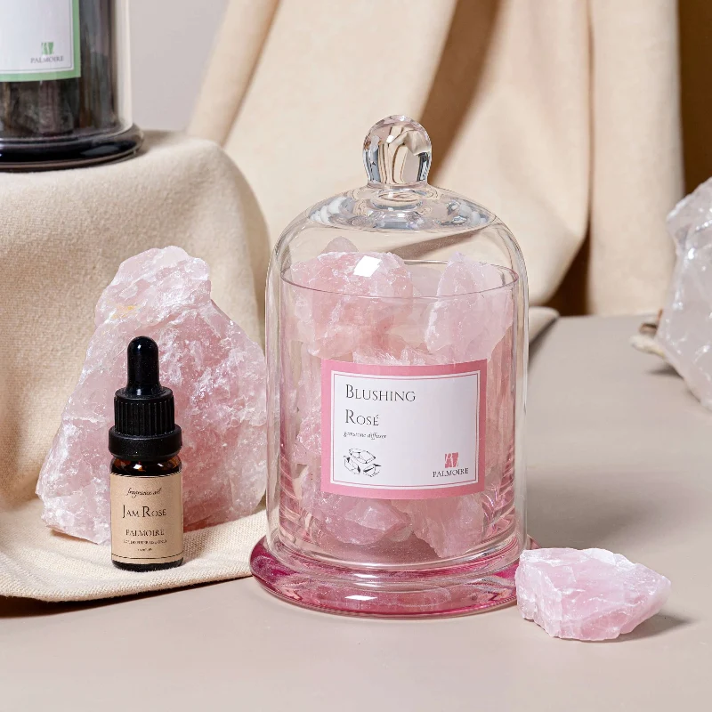 Pure Blushing Rose Essential Oil Diffuser for Aromatherapy and Home Fragrance Healthy