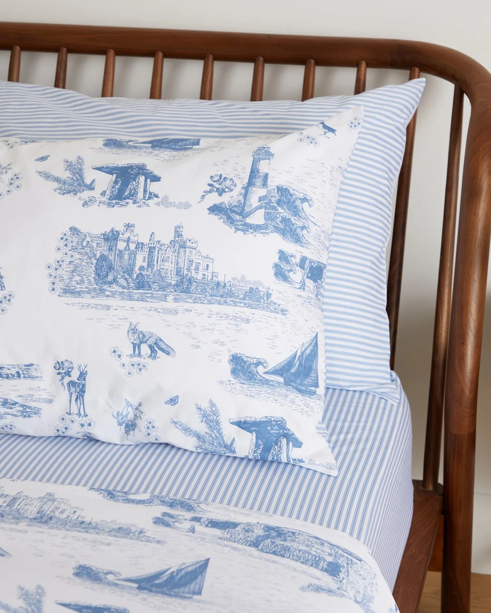 Crafted Foxford Wild Atlantic Pillowcase Set High-Grade