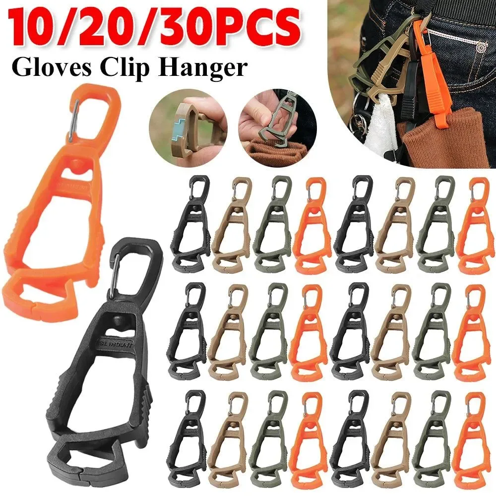 Secure Outdoor Protective Gloves Clips Hanger – Multi-purpose Work Glove Guard Safety Plastic Clip for Camping Accessories Long-Lasting