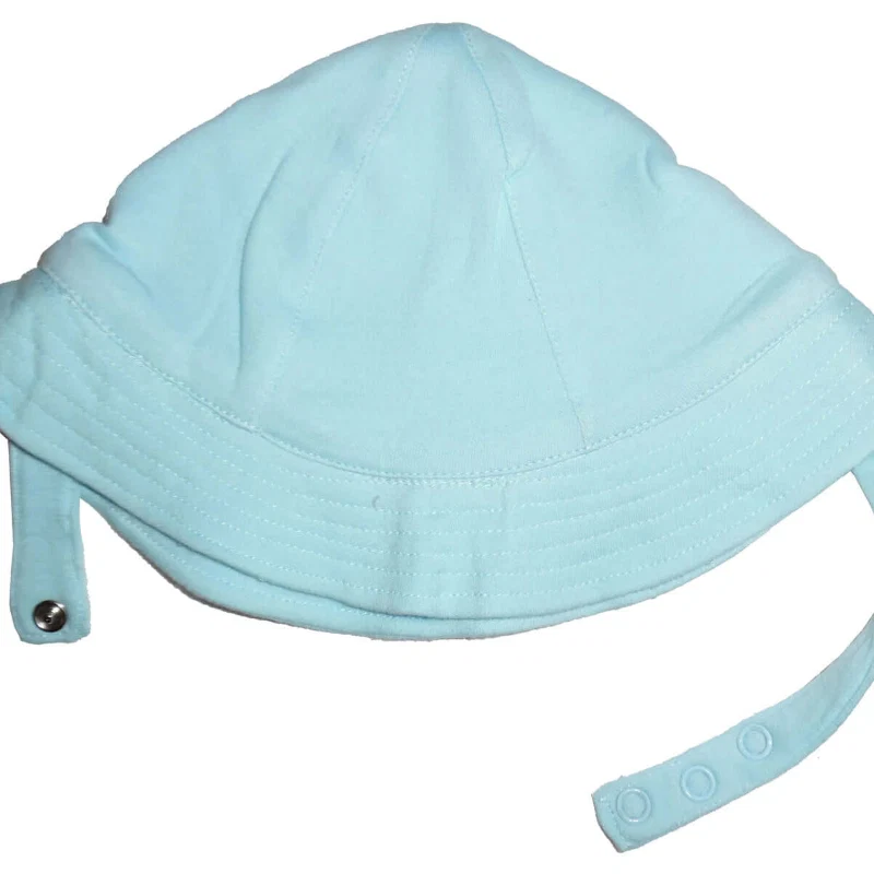 Lightweight Aqua Sun Baby Hat Sustainable